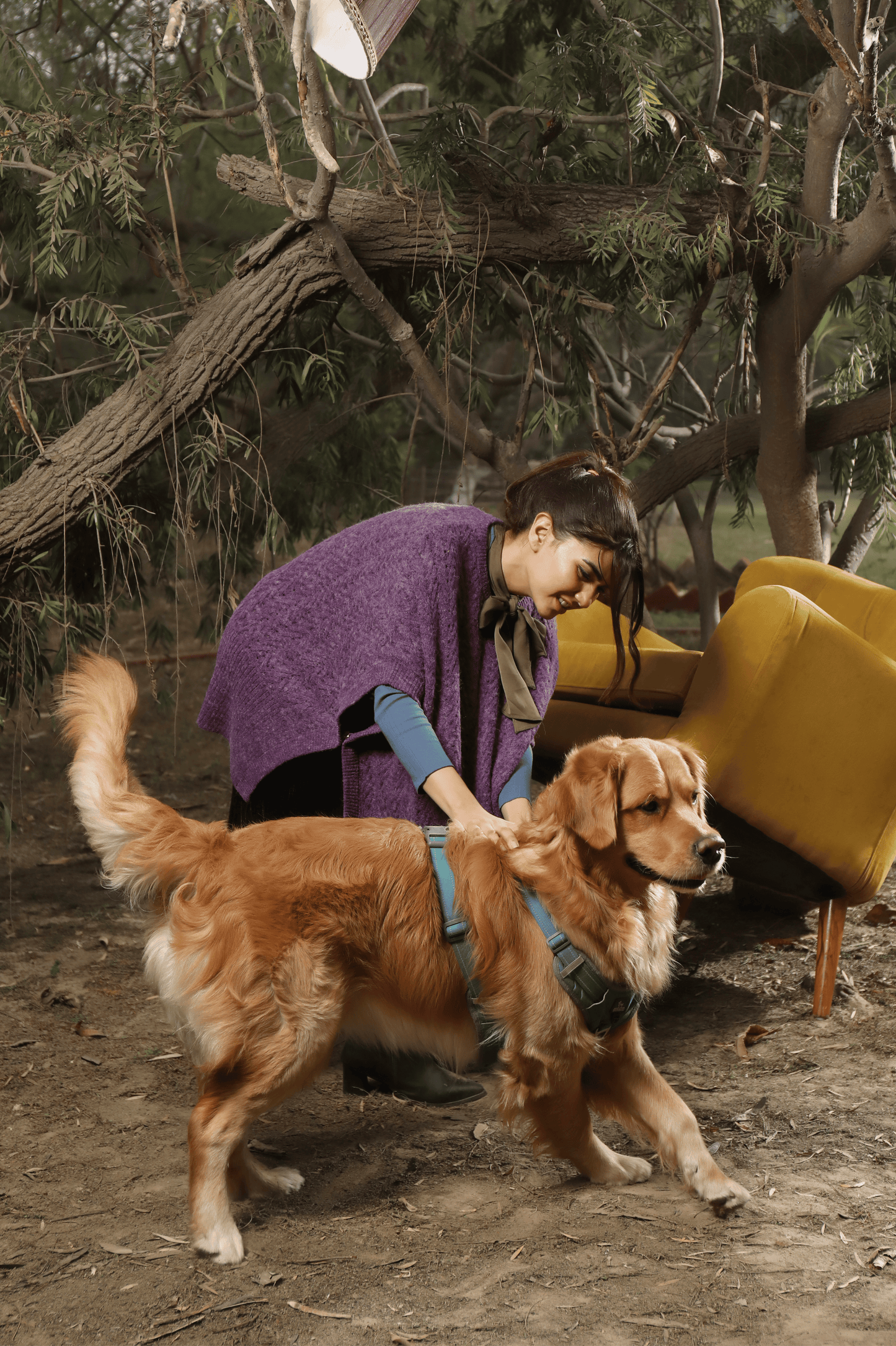 Purple Emperor Poncho