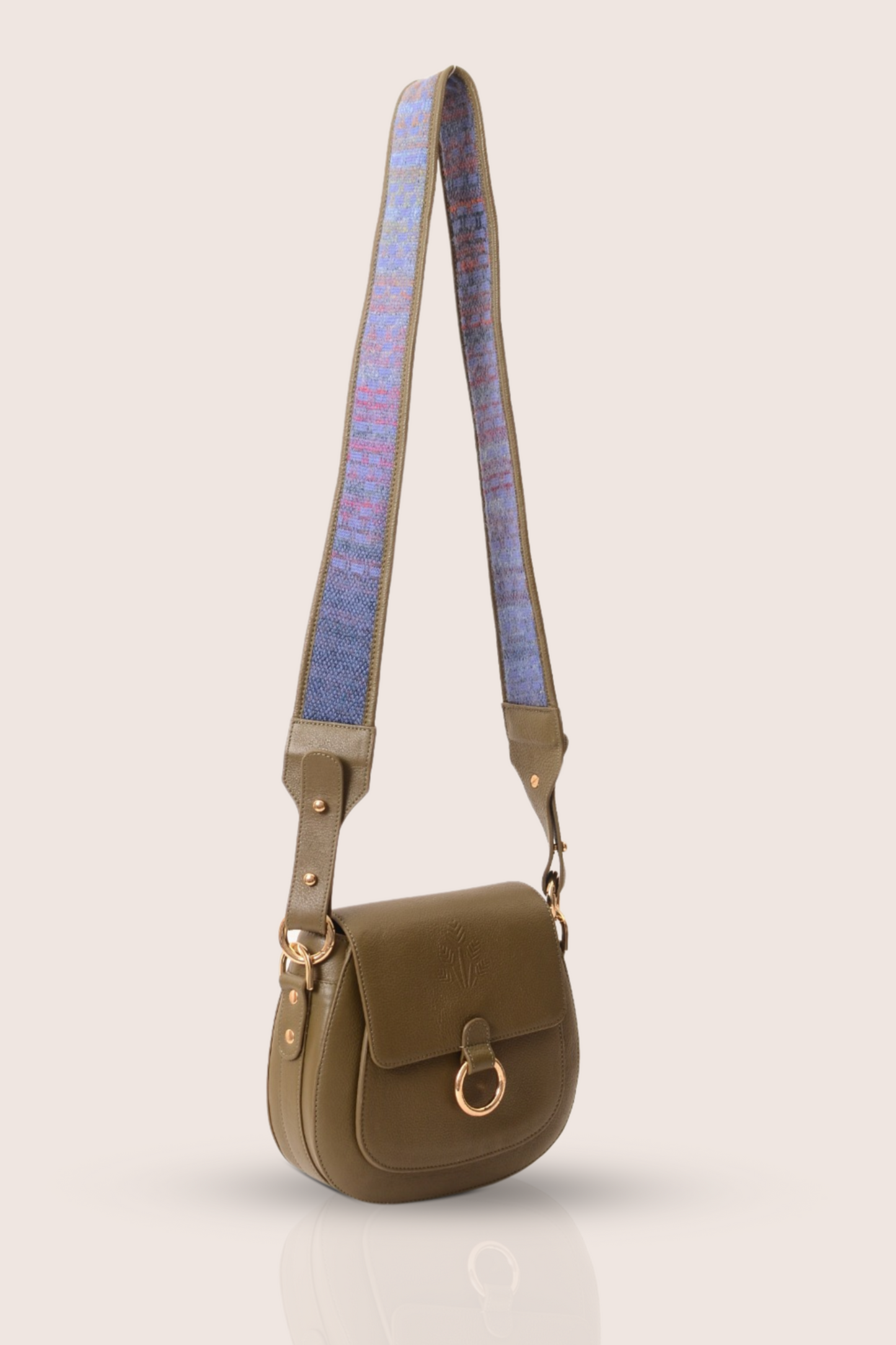 Strap Alya for Sculptor Olive Leather Bag (Strap Only)