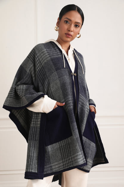 Luciana Tartan Cape