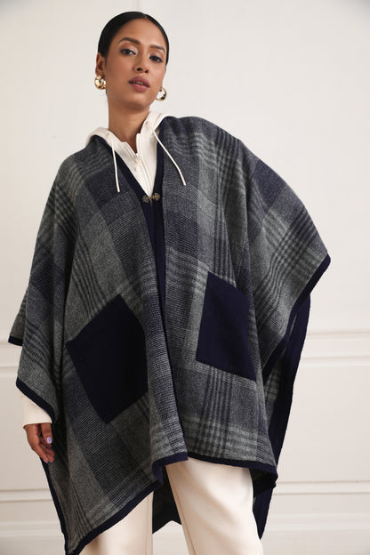 Luciana Tartan Cape