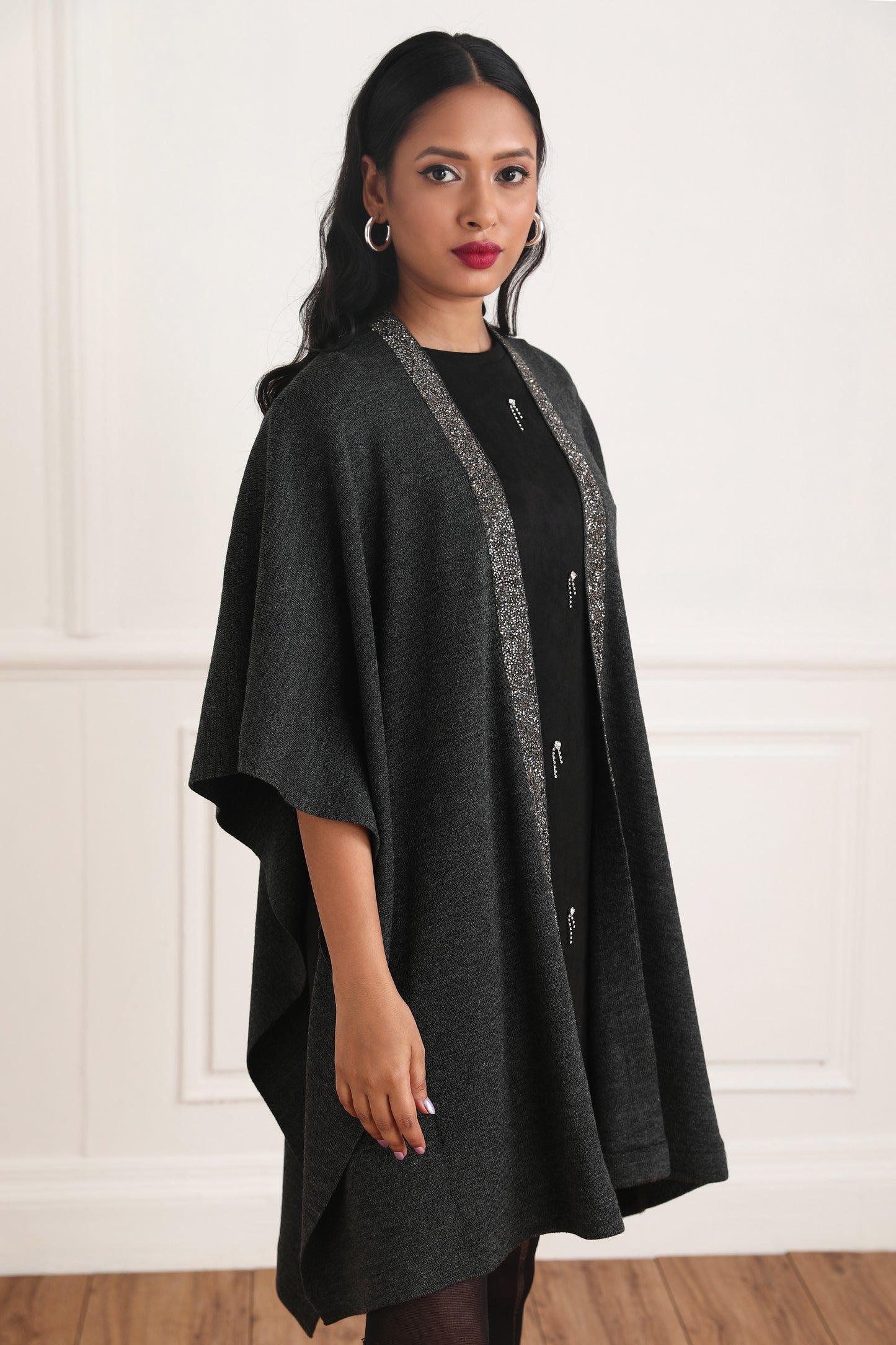 Natalie Embellished Cape