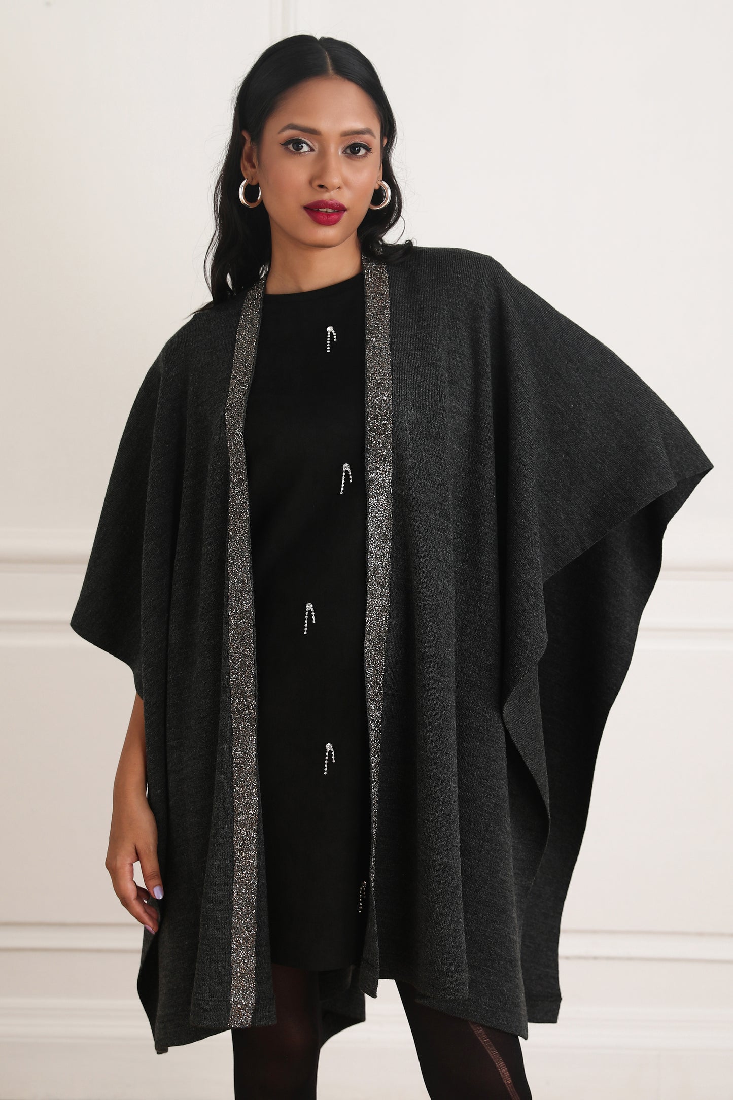 Natalie Embellished Cape