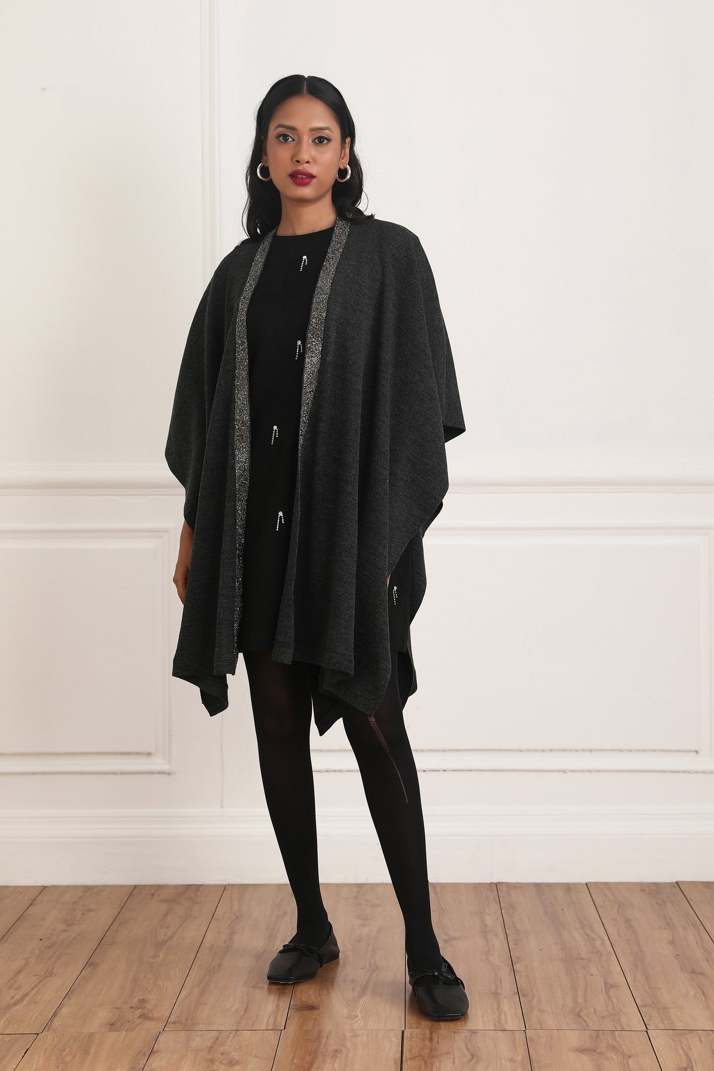 Natalie Embellished Cape