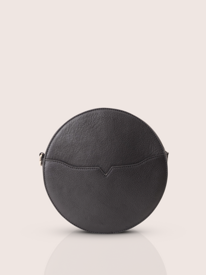 Dorado Round Studded Leather Bag