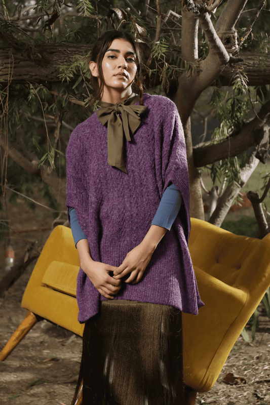 Purple Emperor Poncho
