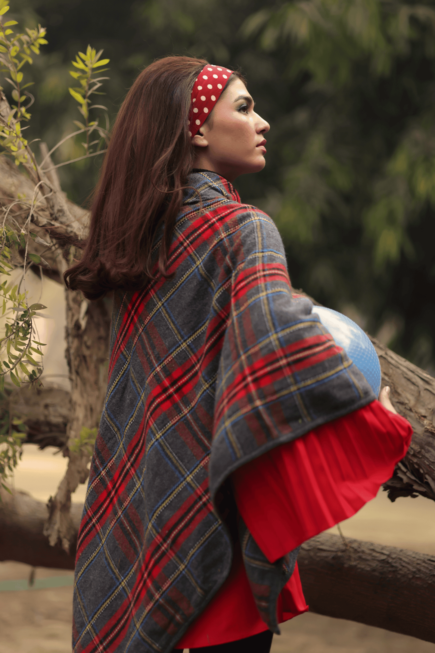 Funnel Weaver Poncho