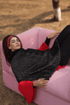 Gold Rim Swallowtail Poncho