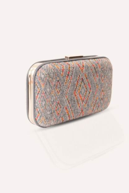 Solar Umber Clutch Bag