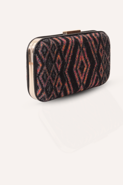 Scarlet Nebula Clutch Bag