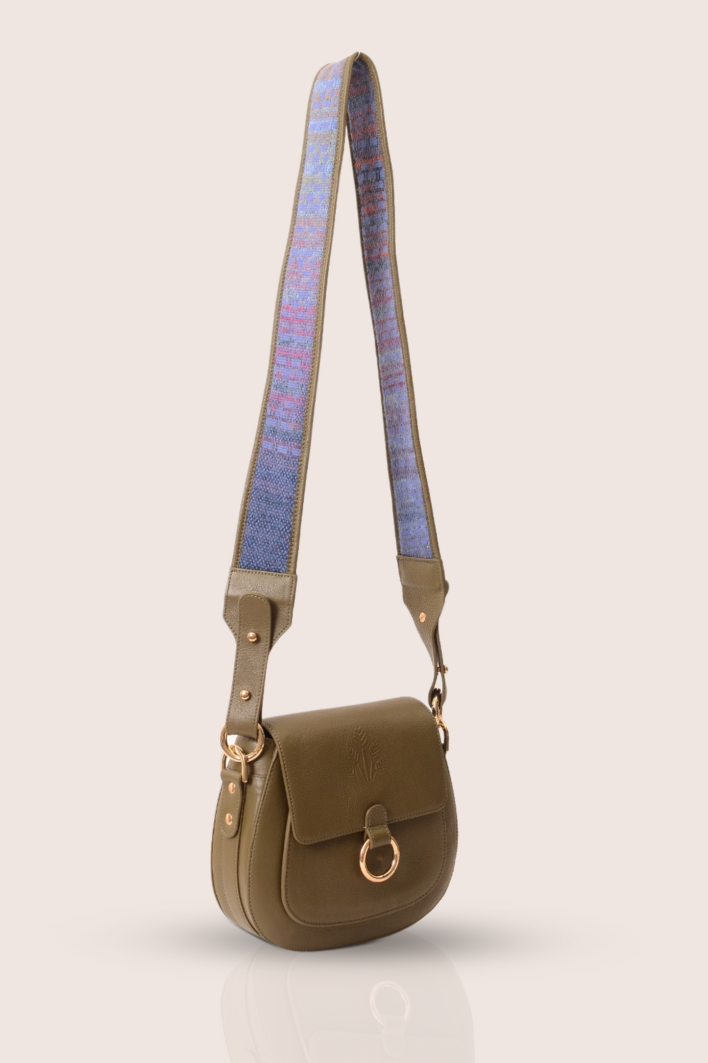 Strap Alya  for Sculptor Olive Leather Bag (Strap Only)