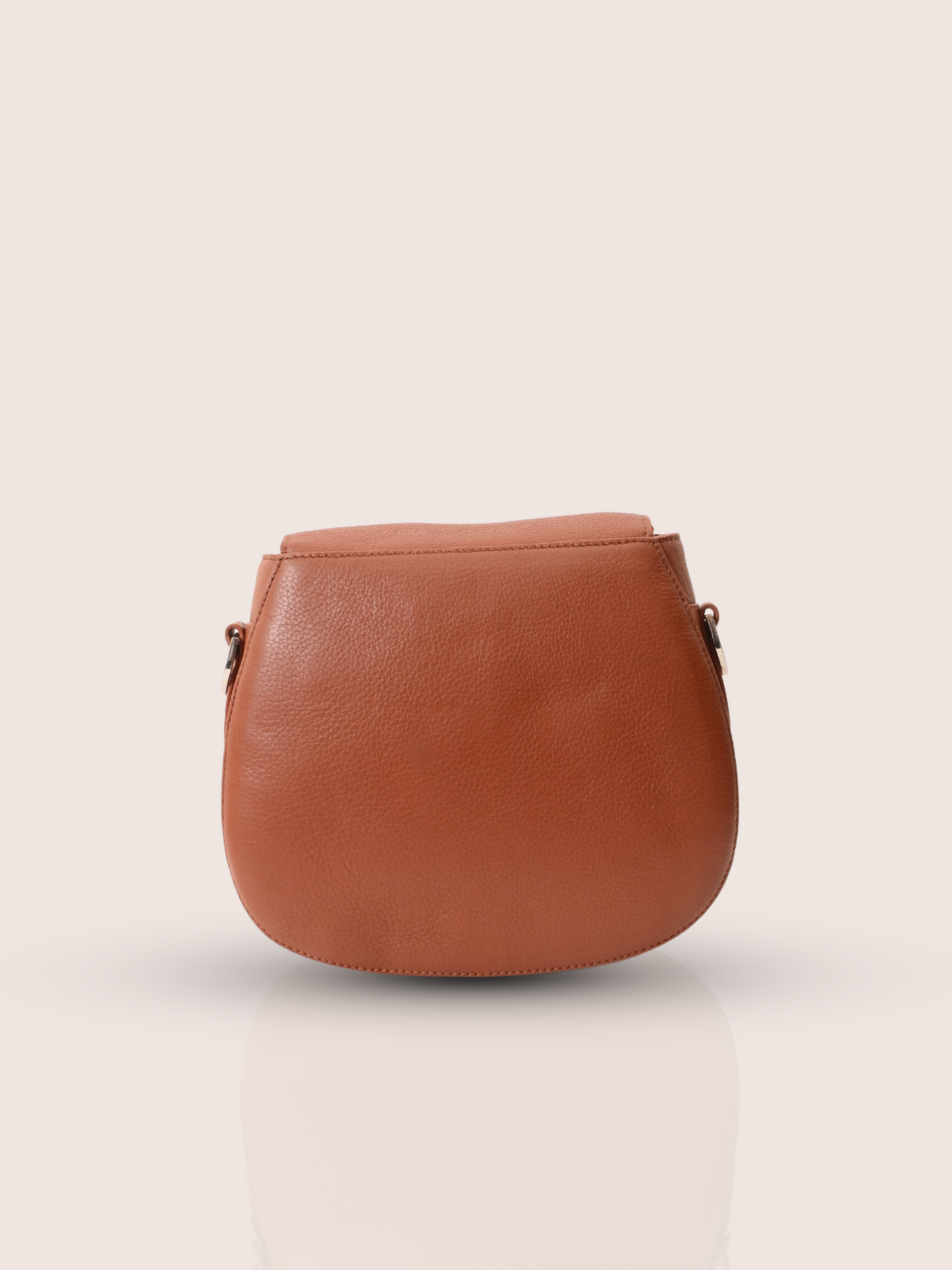 Ursa Major Tan Leather Saddle Bag