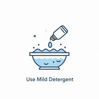 Use Mild Detergent
