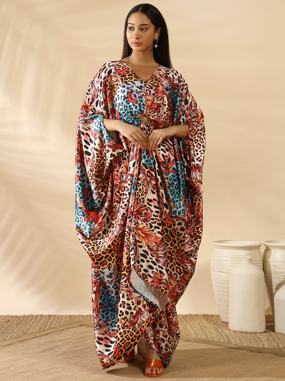 Zaya Satin Kaftan