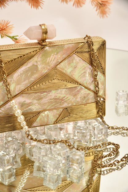 Sunwink Gold Embellished Bag