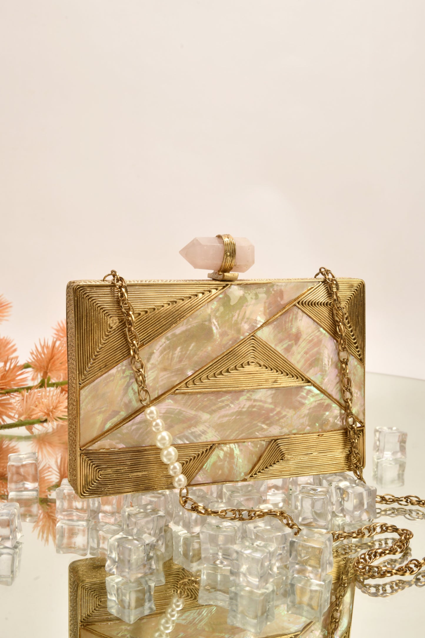 Sunwink Gold Embellished Bag