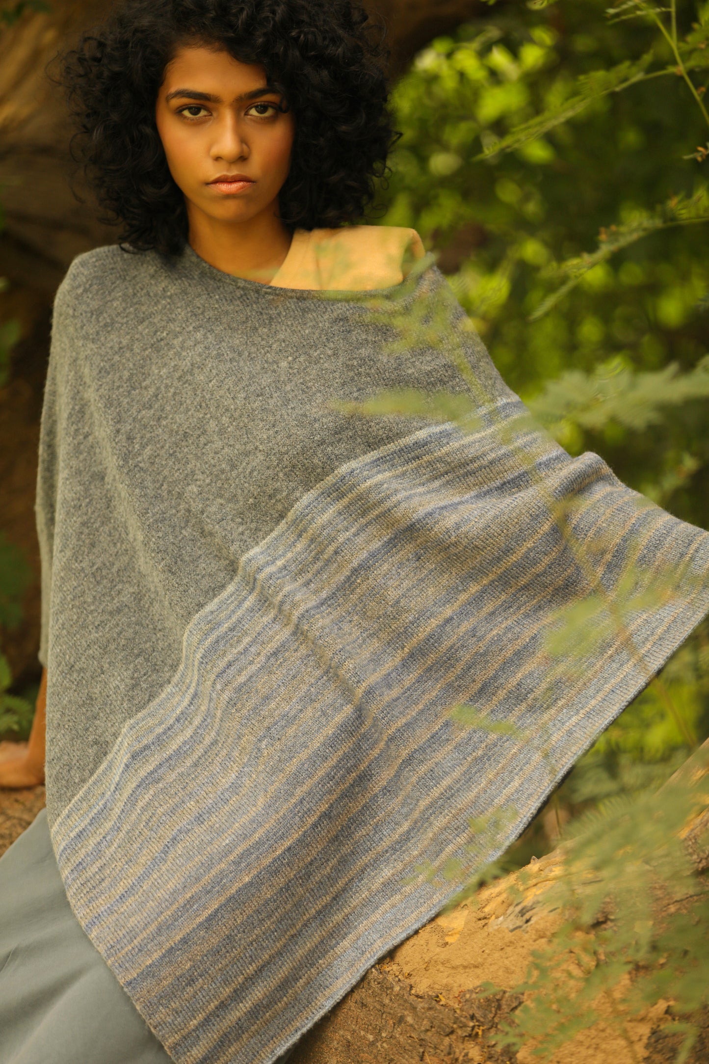 Grey Heron Poncho