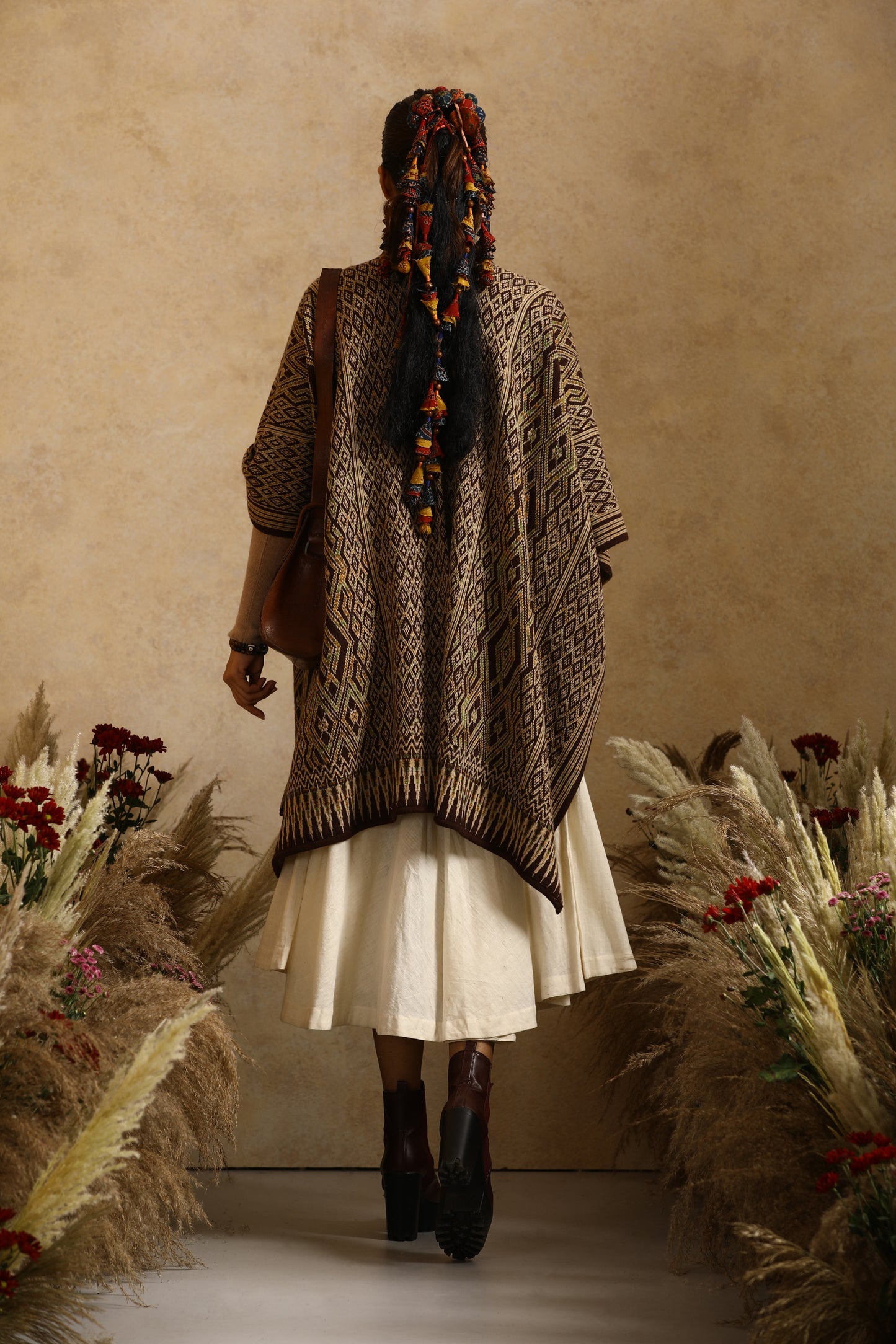 Norwegian Wood Aztec Patterned Cape