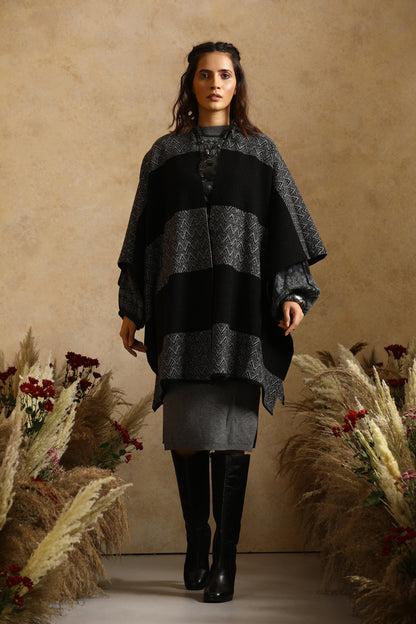 The Sound Of Silence Chevron Cape