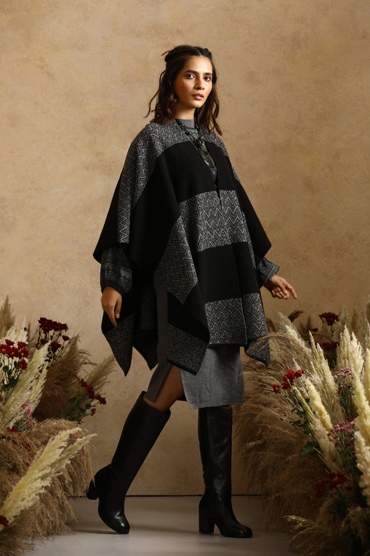 The Sound Of Silence Chevron Cape