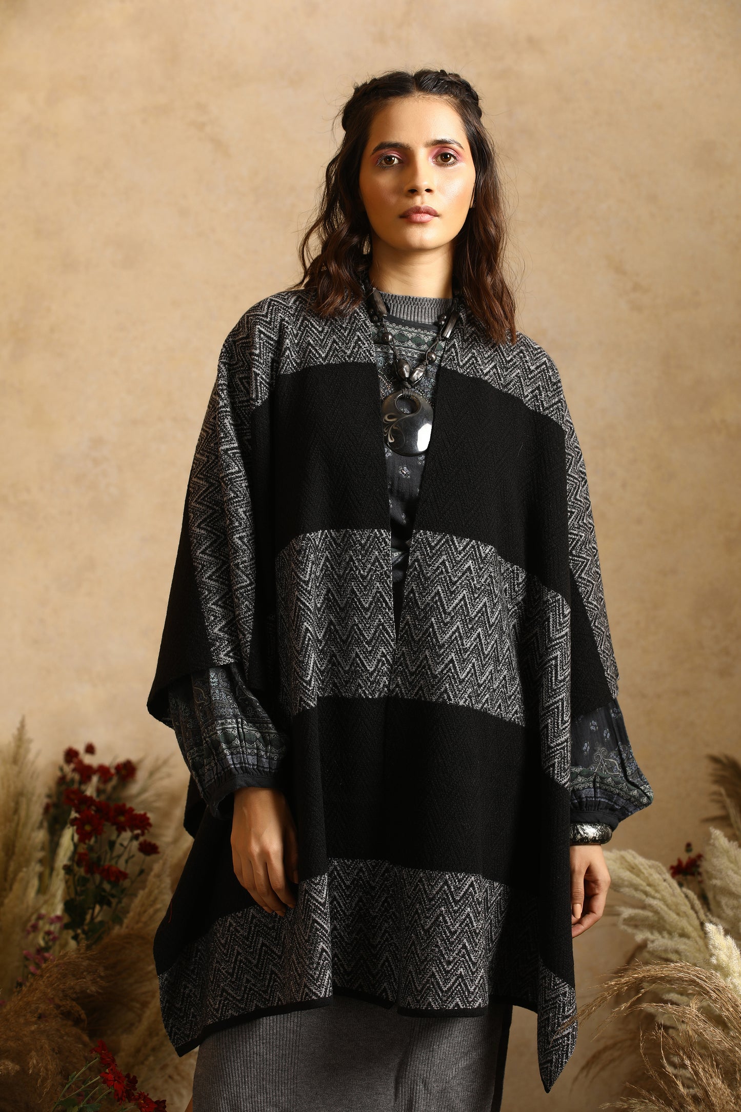 The Sound Of Silence Chevron Cape