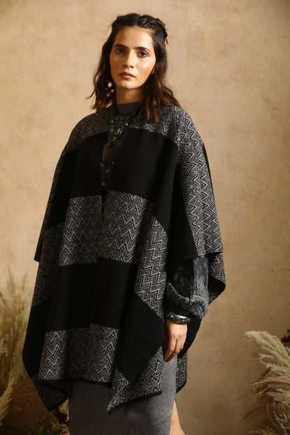 The Sound Of Silence Chevron Cape