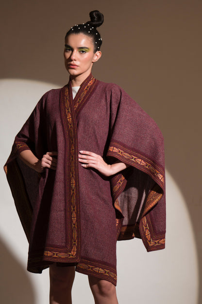 Burmese Ruby Bordered Cape