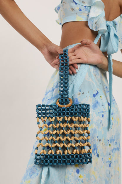 Shark Eye Beaded Bag